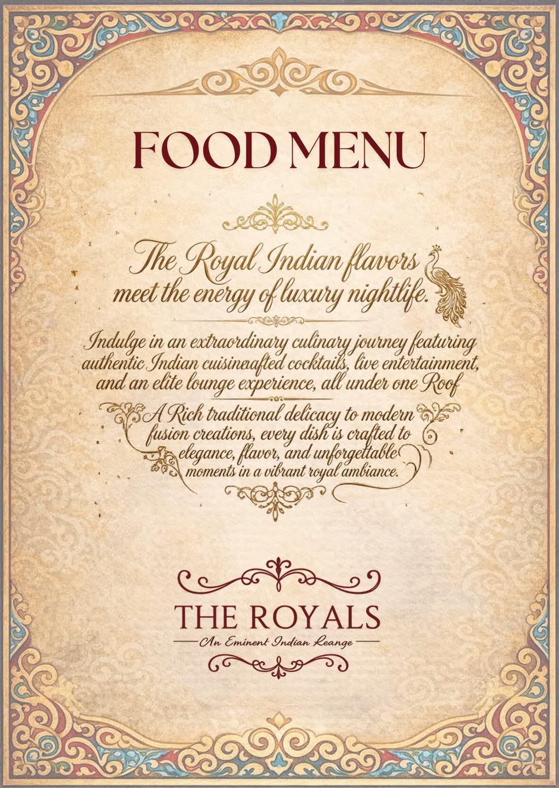 Menu, page 18 of 27