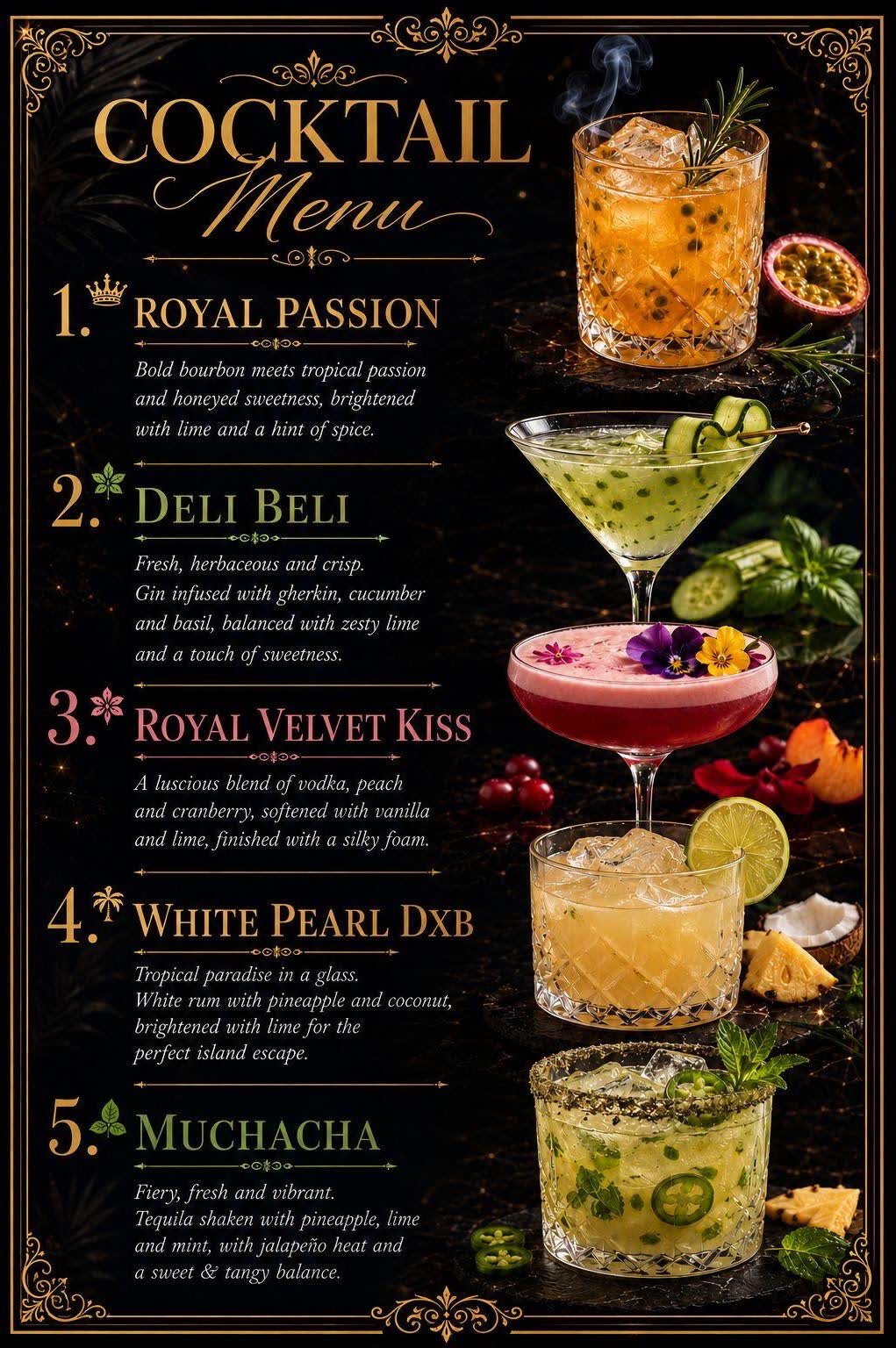 Signature Drinks, page 1 of 1
